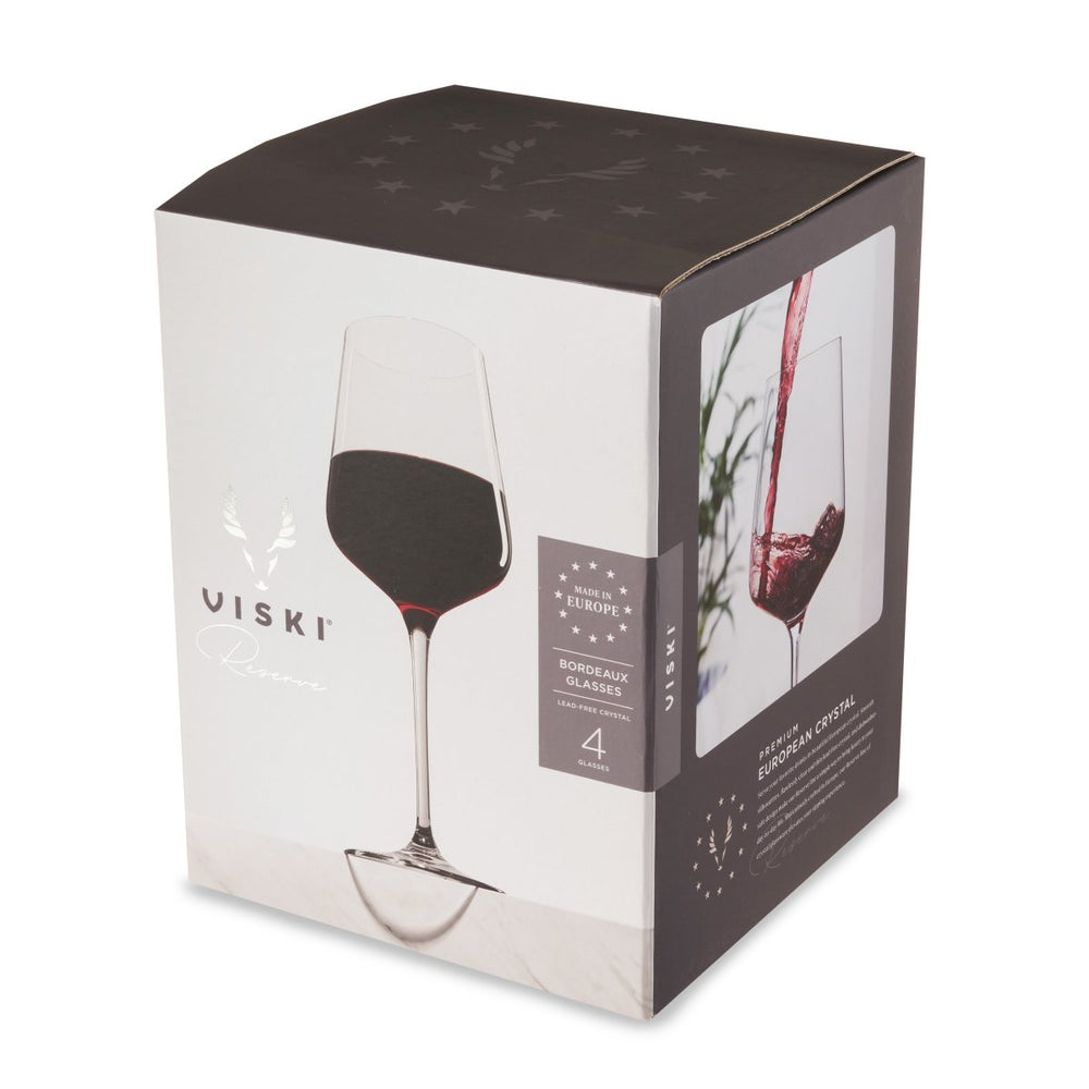 
                      
                        Viski Reserve Inez Crystal Bordeaux Glasses, Set of 4 - lily & onyx
                      
                    