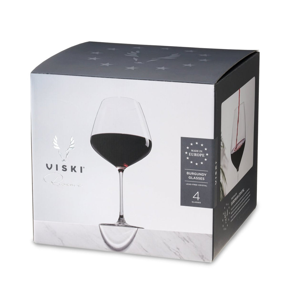 
                      
                        Viski Reserve Inez Crystal Burgundy Glasses, Set of 4 - lily & onyx
                      
                    