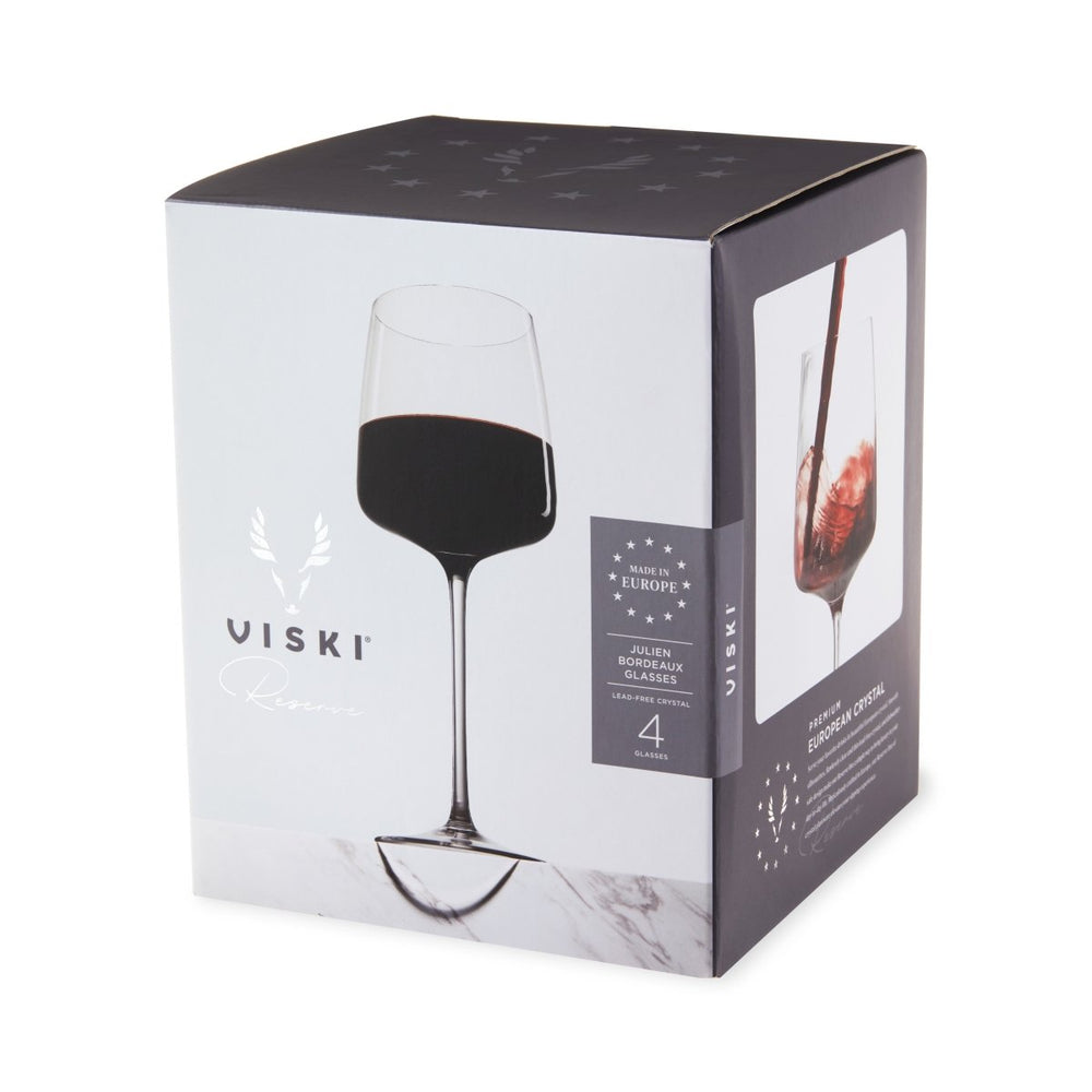 
                      
                        Viski Reserve Julien Crystal Bordeaux Glasses, Set of 4 - lily & onyx
                      
                    