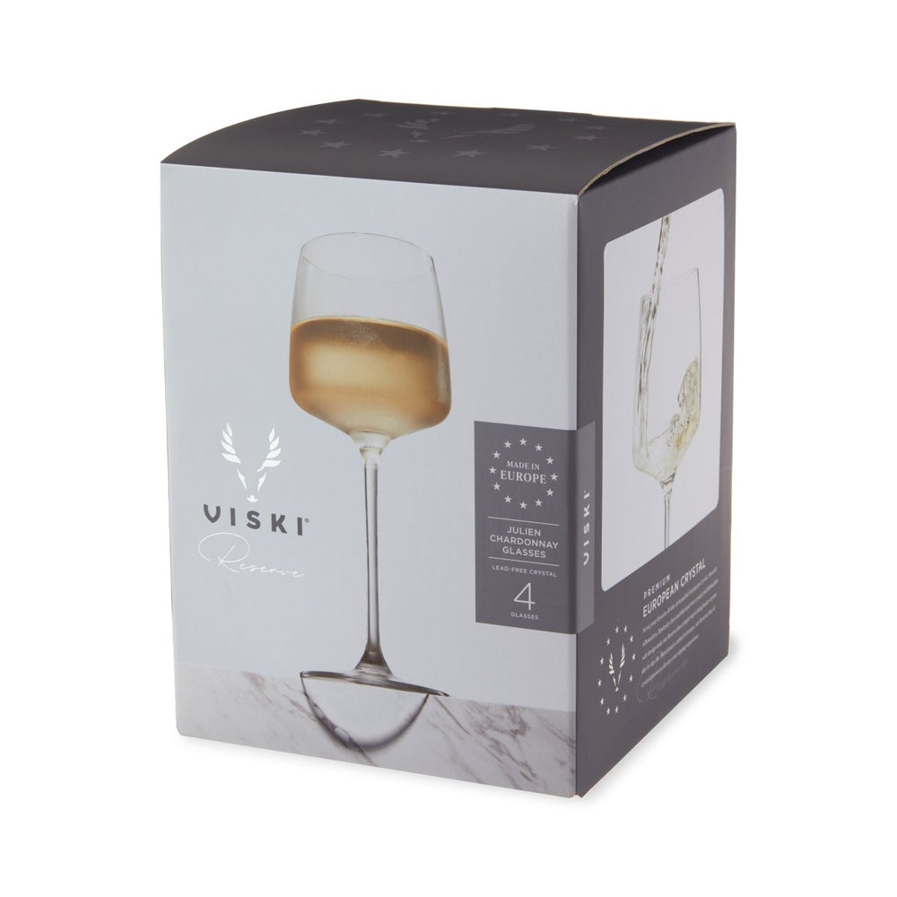 
                      
                        Viski Reserve Julien Crystal Chardonnay Glasses, Set of 4 - lily & onyx
                      
                    