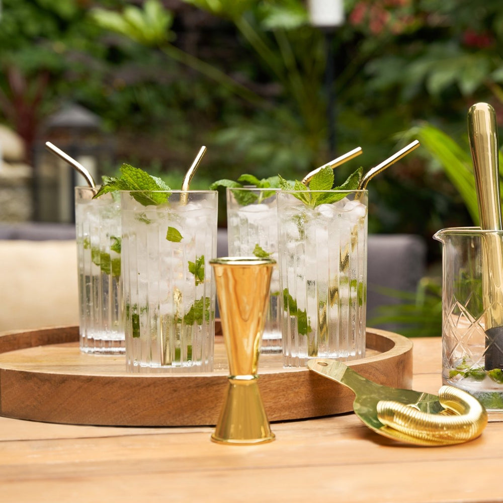 
                      
                        Viski Reserve Milo Crystal Highball Glasses, Set of 4 - lily & onyx
                      
                    