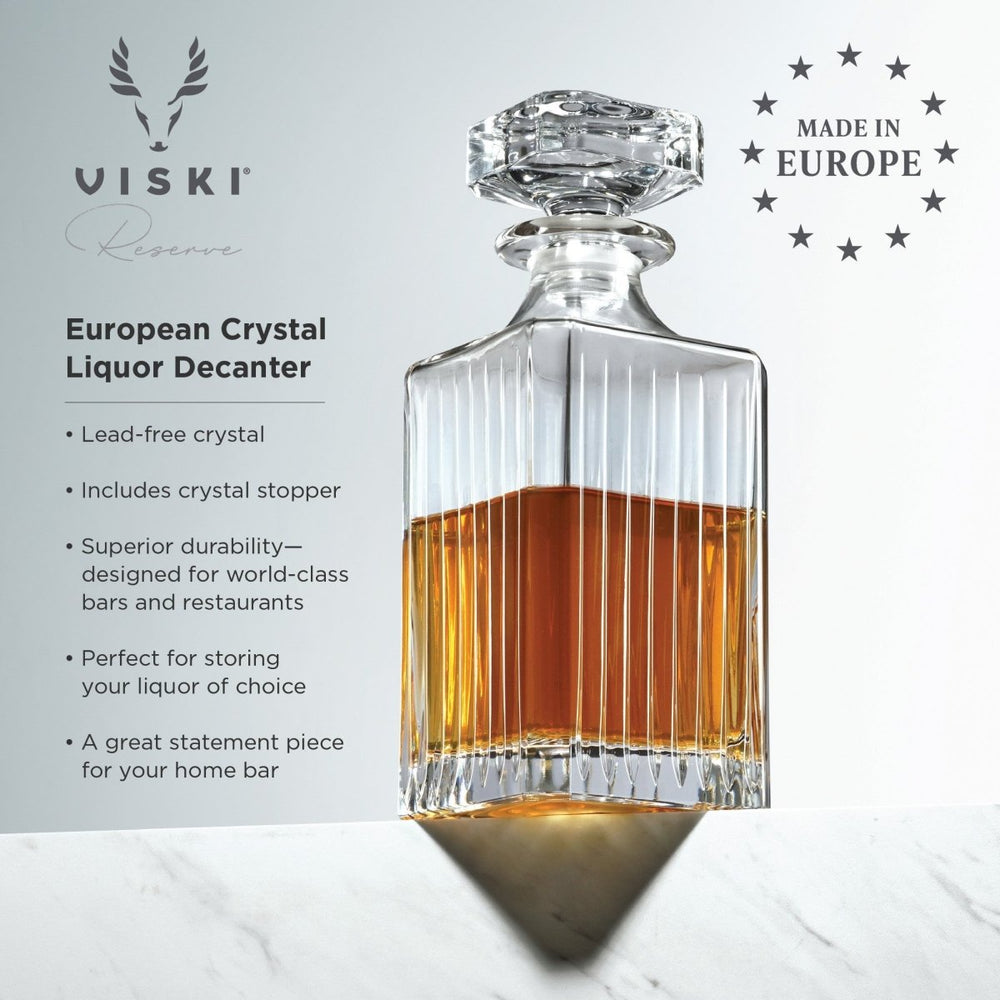
                      
                        Viski Reserve Milo Crystal Liquor Decanter - lily & onyx
                      
                    