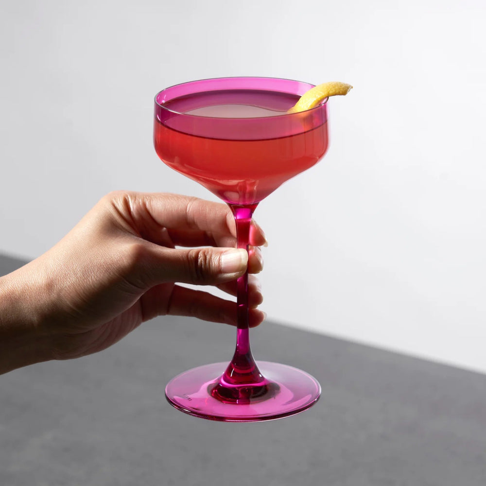 
                      
                        Reserve Nouveau Crystal Coupe Glasses in Berry, Set of 2
                      
                    