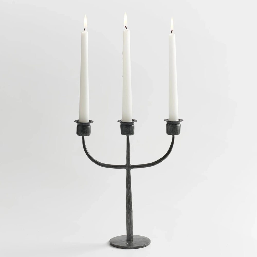 texxture Revere™ Iron Candelabra - lily & onyx