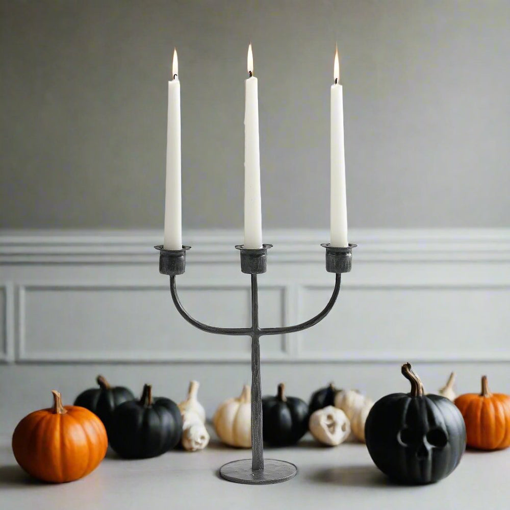 
                      
                        texxture Revere™ Iron Candelabra - lily & onyx
                      
                    