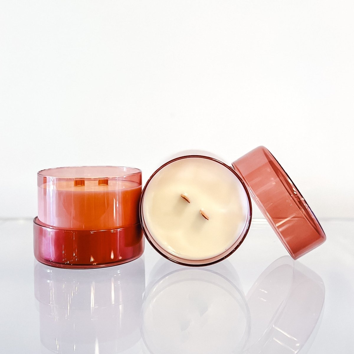 Wax Buffalo Rhubarb + Fig Wooden Wick Candle - lily & onyx