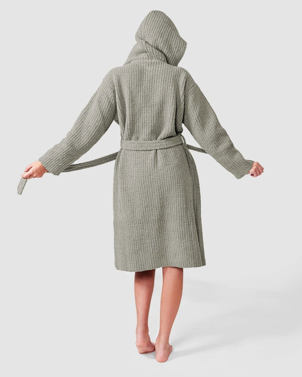 Sunday Citizen Ribbed Hooded Robe - lily & onyx