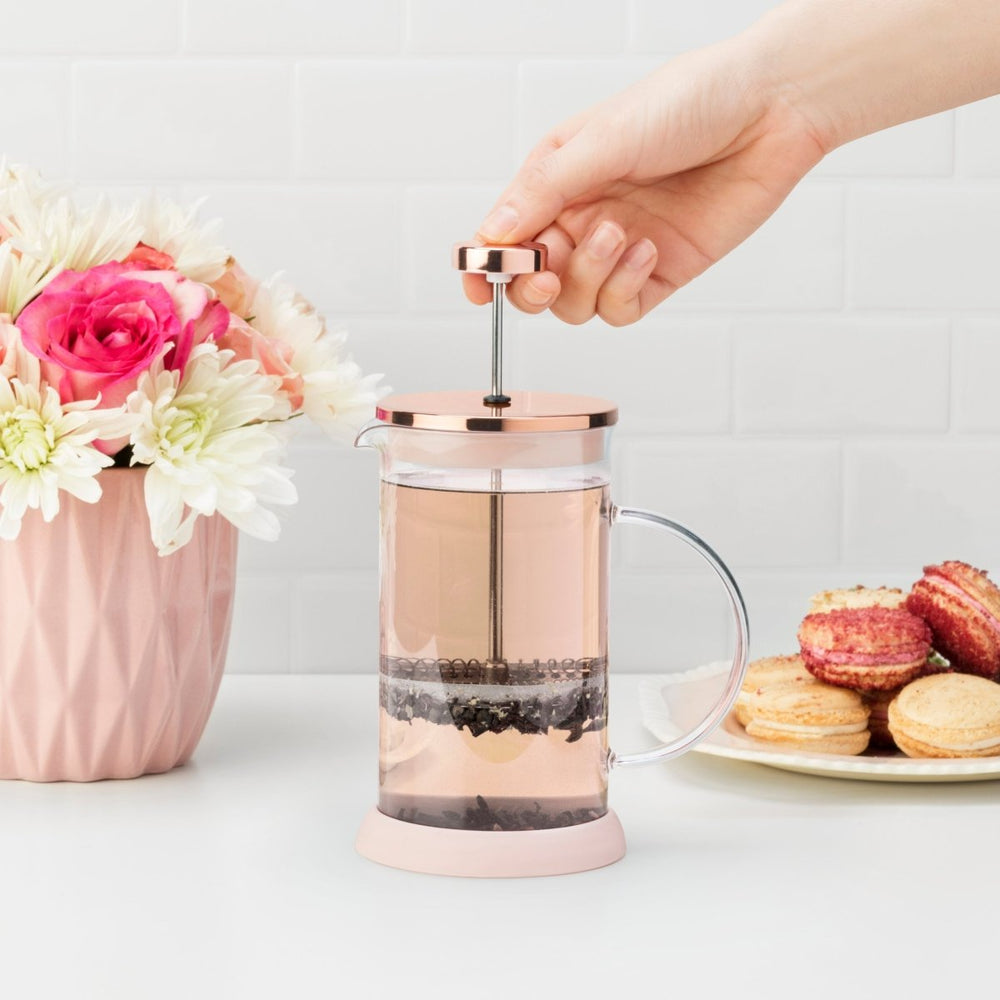 Pinky Up Tea Riley Mini Glass Tea Press Pot - lily & onyx