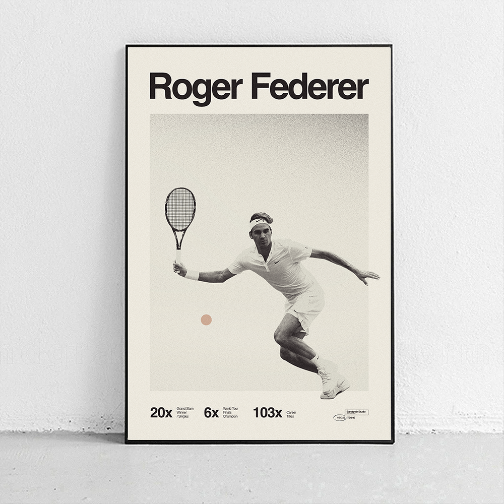 Roger Federer Art Print