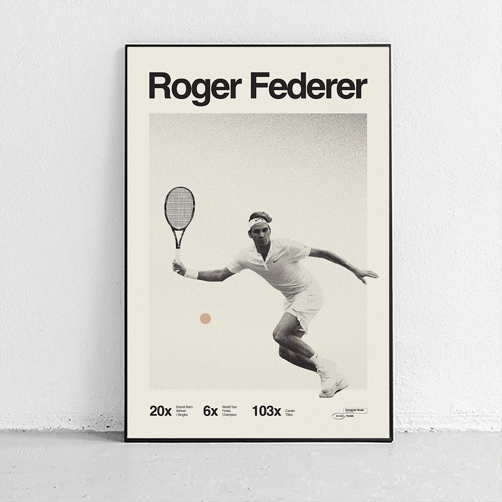 Roger Federer Art Print
