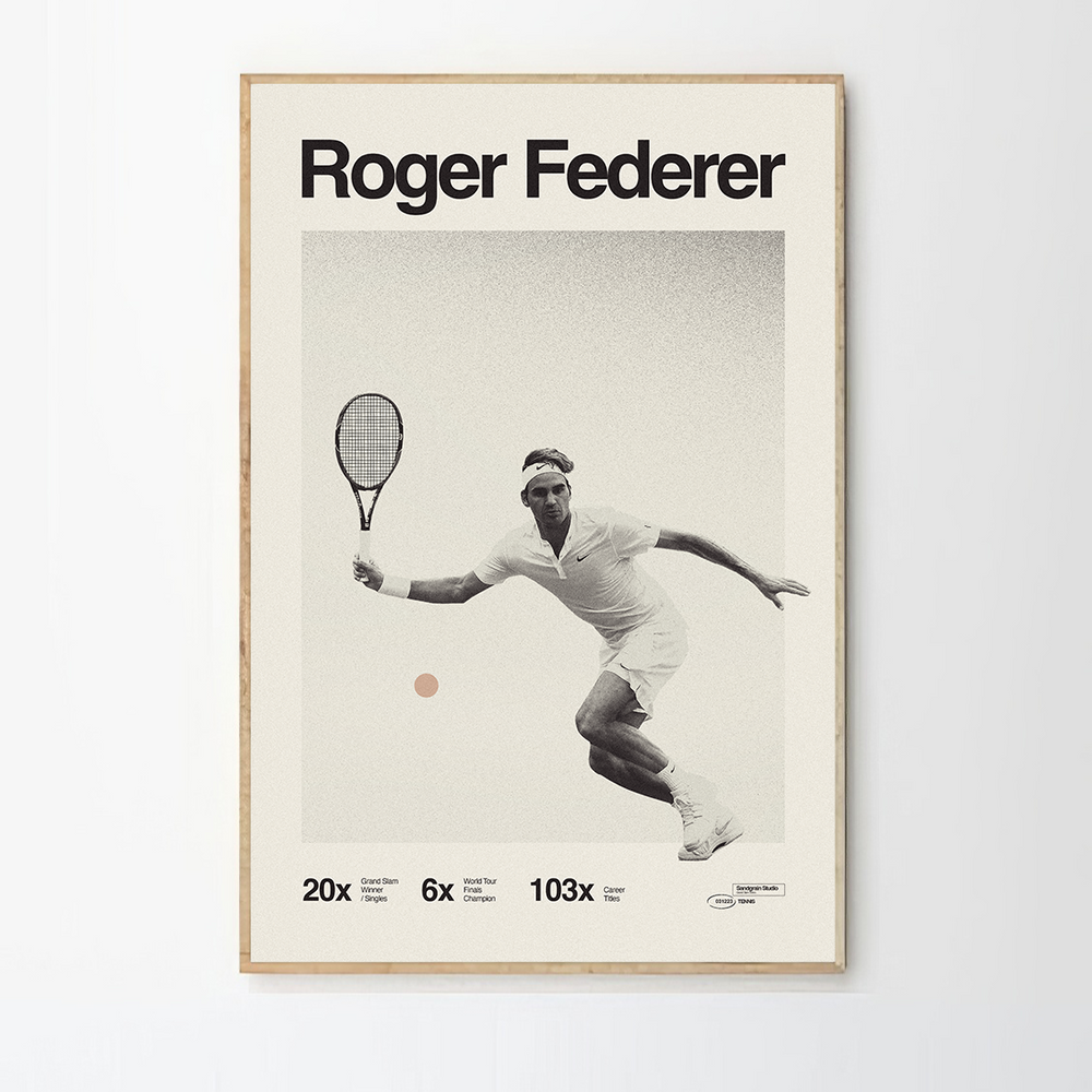 Roger Federer Art Print