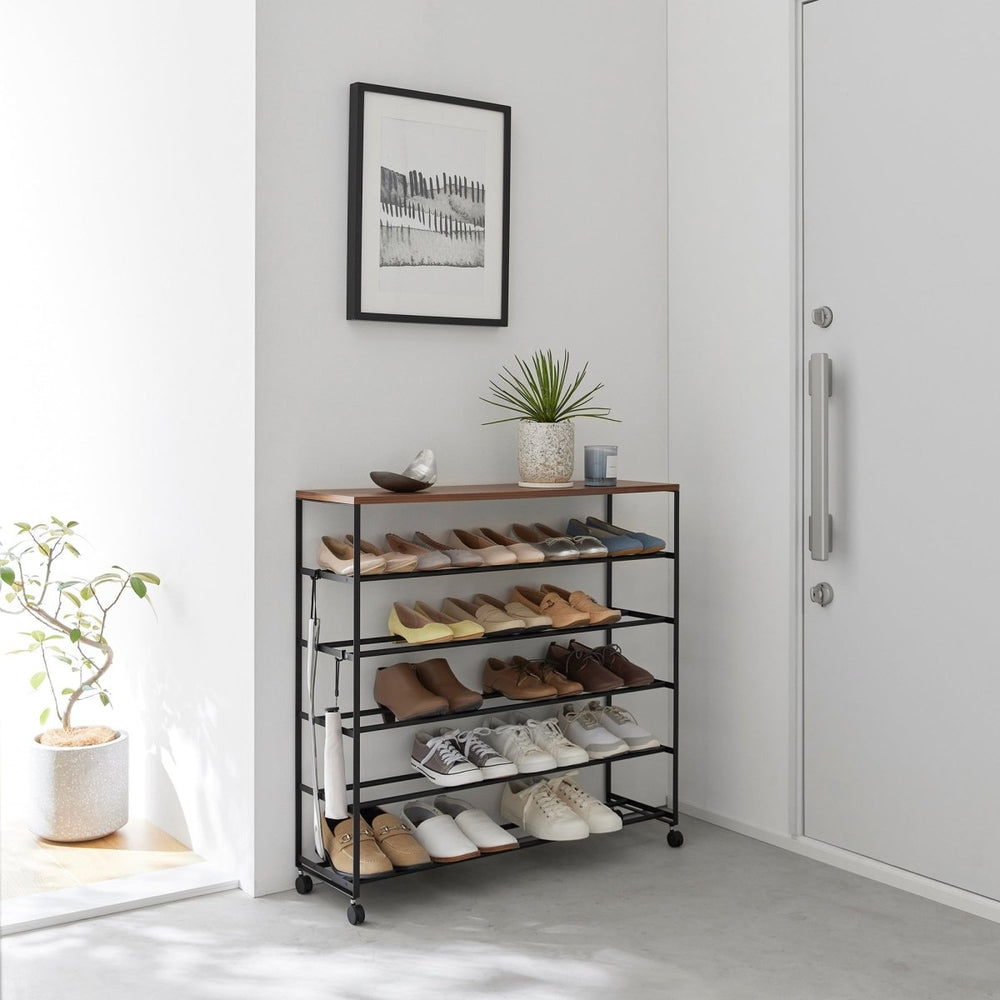
                      
                        Yamazaki Home Rolling Five - Tier Steel Shoe Rack - lily & onyx
                      
                    