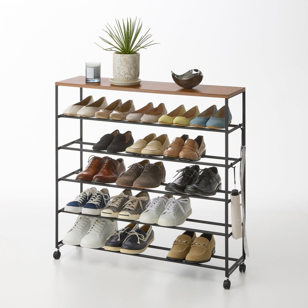 
                      
                        Yamazaki Home Rolling Five - Tier Steel Shoe Rack - lily & onyx
                      
                    