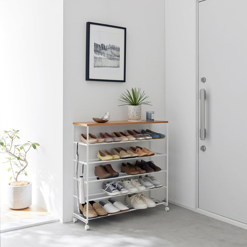 
                      
                        Yamazaki Home Rolling Five - Tier Steel Shoe Rack - lily & onyx
                      
                    