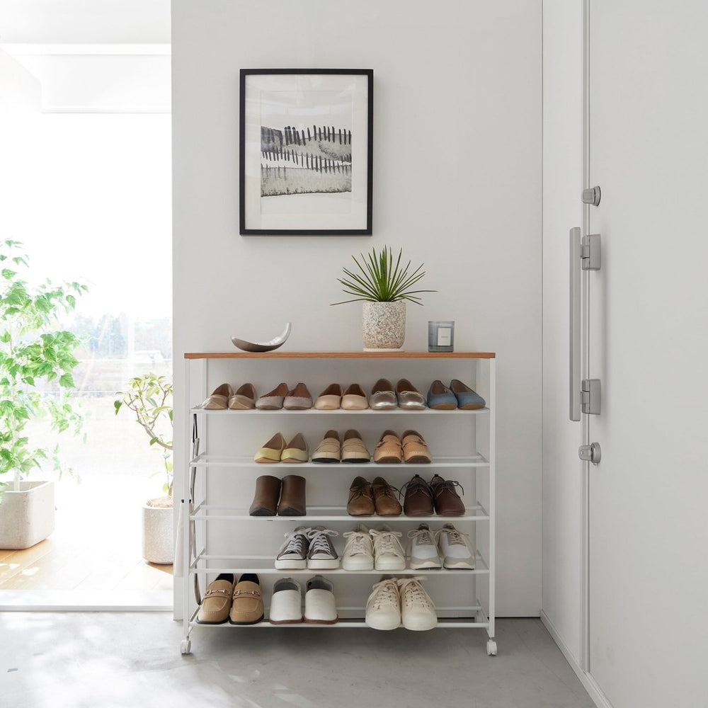 
                      
                        Yamazaki Home Rolling Five - Tier Steel Shoe Rack - lily & onyx
                      
                    
