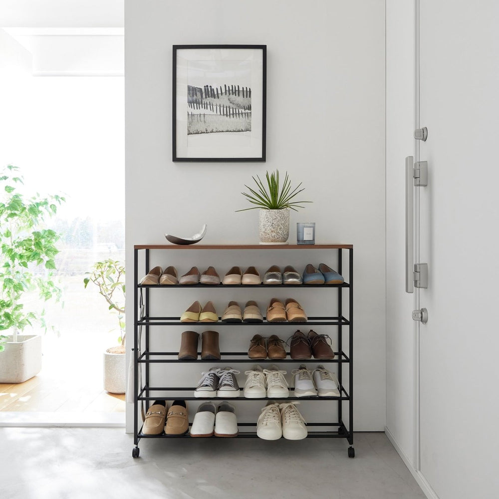 
                      
                        Yamazaki Home Rolling Five - Tier Steel Shoe Rack - lily & onyx
                      
                    