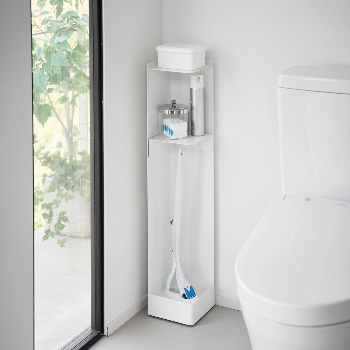 Yamazaki Home Rolling Steel Bathroom Organizer - lily & onyx