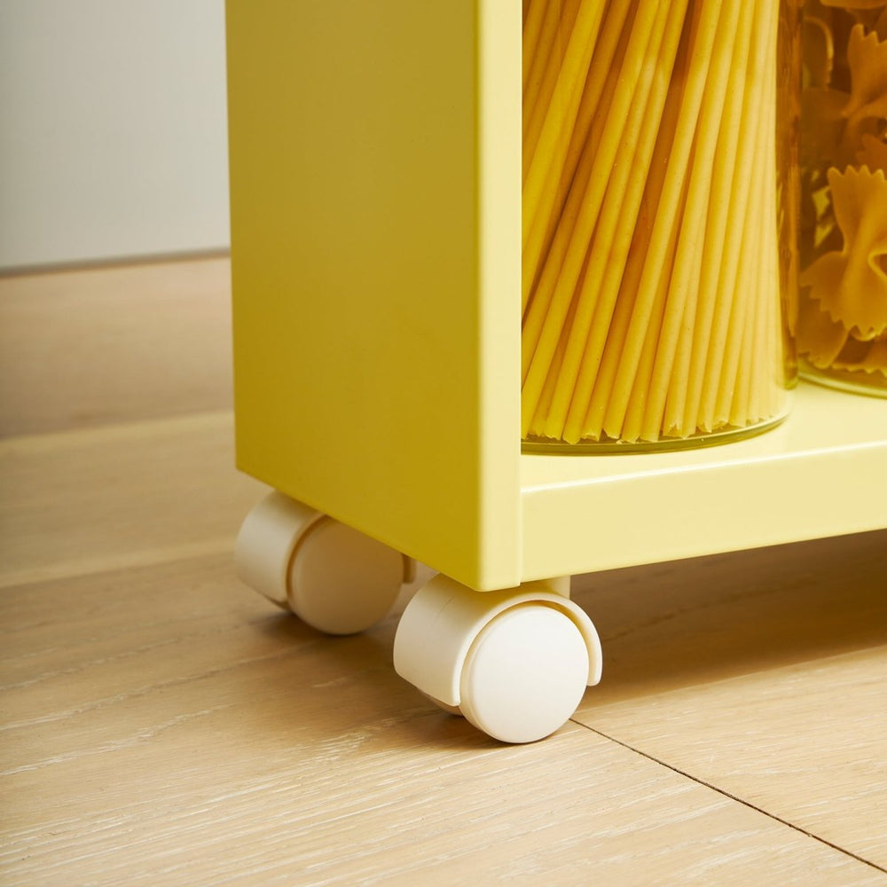 
                      
                        Yamazaki Home Rolling Steel Storage Cart, 27" H - Yellow Pear - lily & onyx
                      
                    