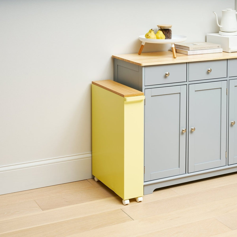 
                      
                        Yamazaki Home Rolling Steel Storage Cart, 27" H - Yellow Pear - lily & onyx
                      
                    