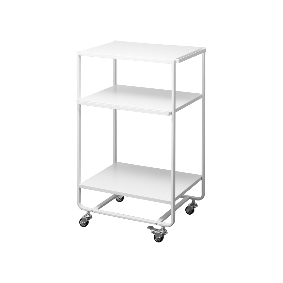 Yamazaki Home Rolling Steel Utility Cart, 32" H - lily & onyx