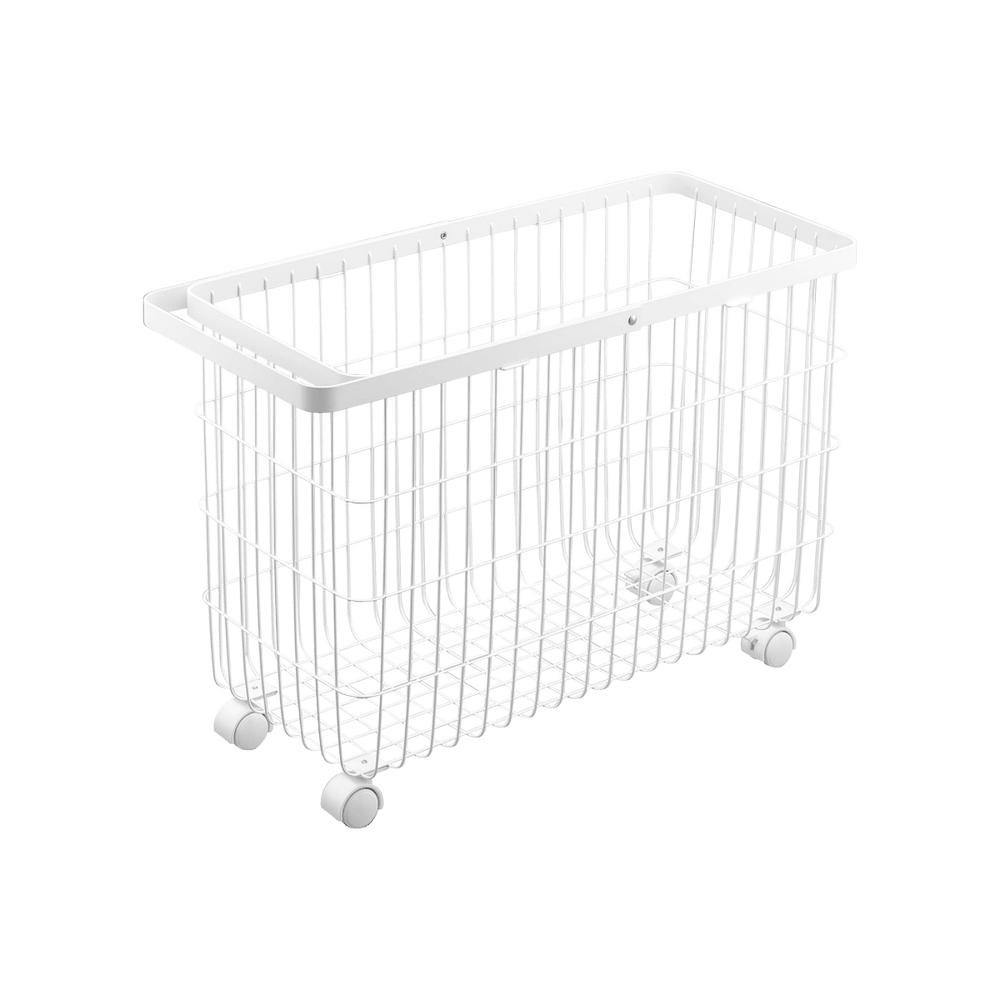 
                      
                        Yamazaki Home Rolling Wire Laundry Basket, 14.8" H - lily & onyx
                      
                    