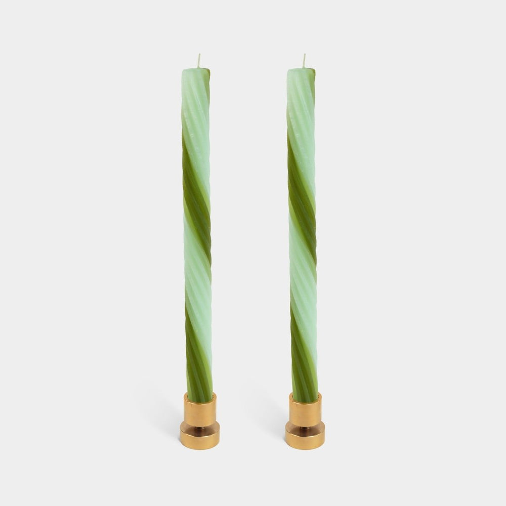 54Celsius Rope Candles, Green - 2 pack - lily & onyx