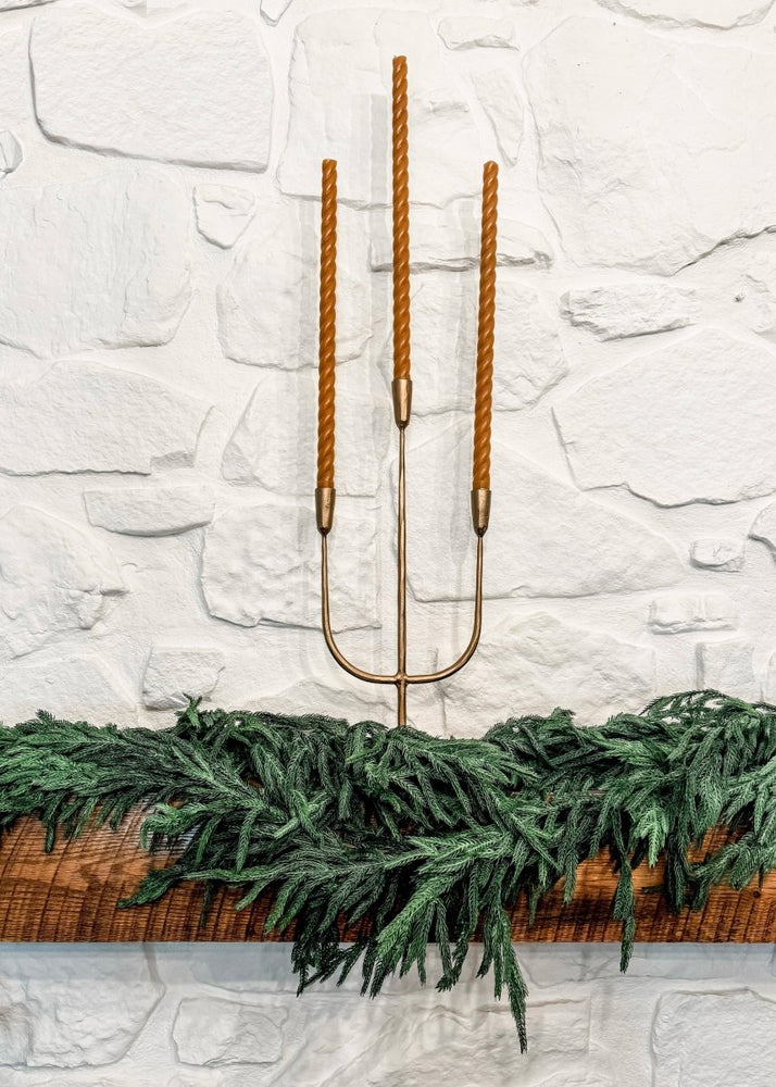 
                      
                        The Floral Society Rope Taper Candles in Caramel Hue, 18" - Pack of 2 - lily & onyx
                      
                    