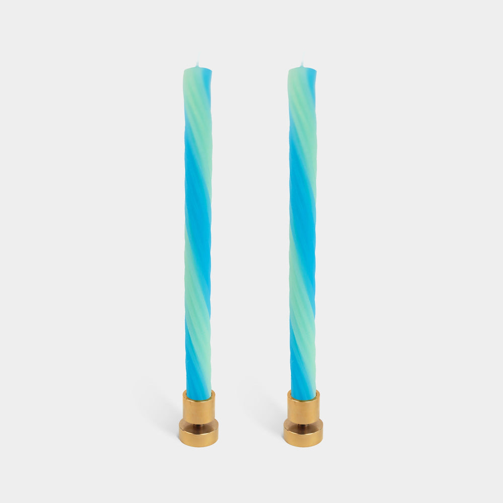 Rope Candles, Mint - 2 pack