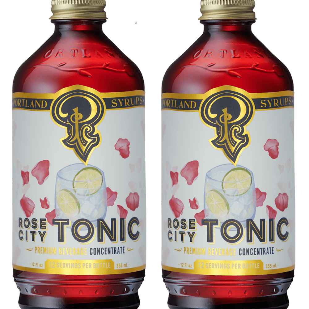 Portland Syrups Rose City Tonic Concentrate with Quinine, 2 Pack - lily & onyx