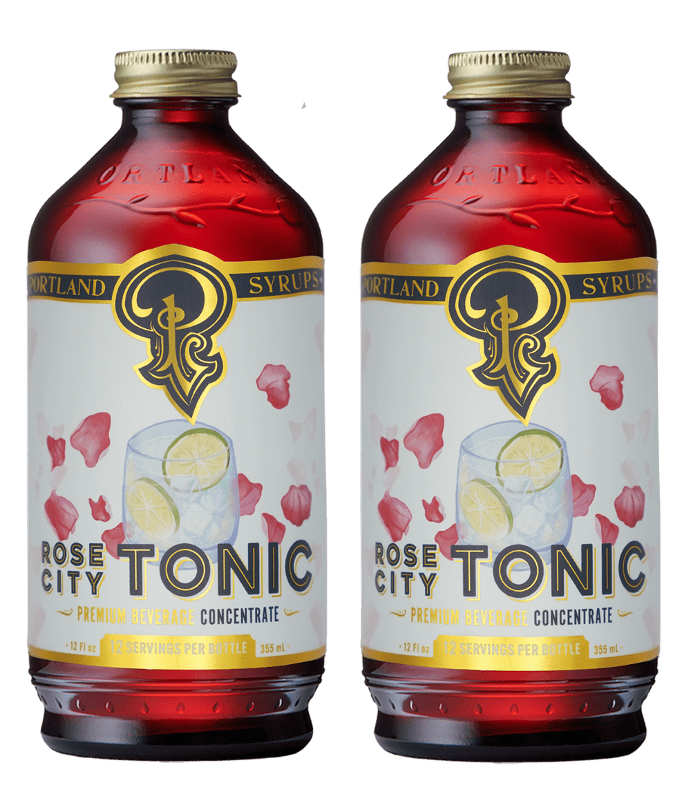 Portland Syrups Rose City Tonic Concentrate with Quinine, 2 Pack - lily & onyx
