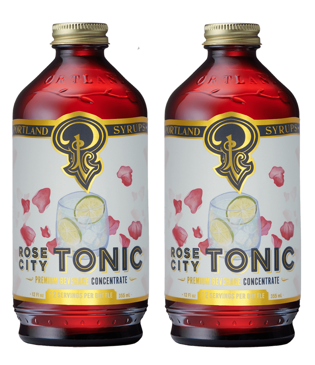Portland Syrups Rose City Tonic Concentrate with Quinine, 2 Pack - lily & onyx