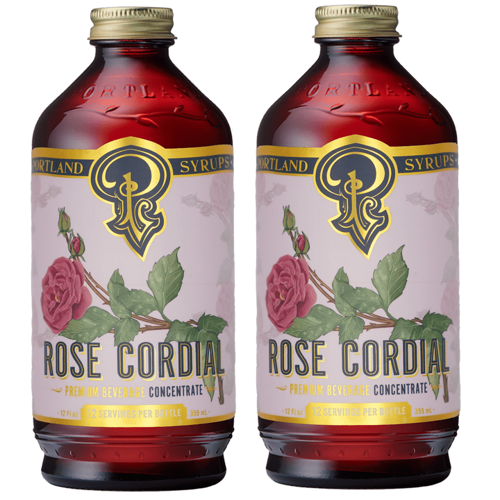 
                      
                        Portland Syrups Rose Cordial Syrup, 2 Pack - lily & onyx
                      
                    