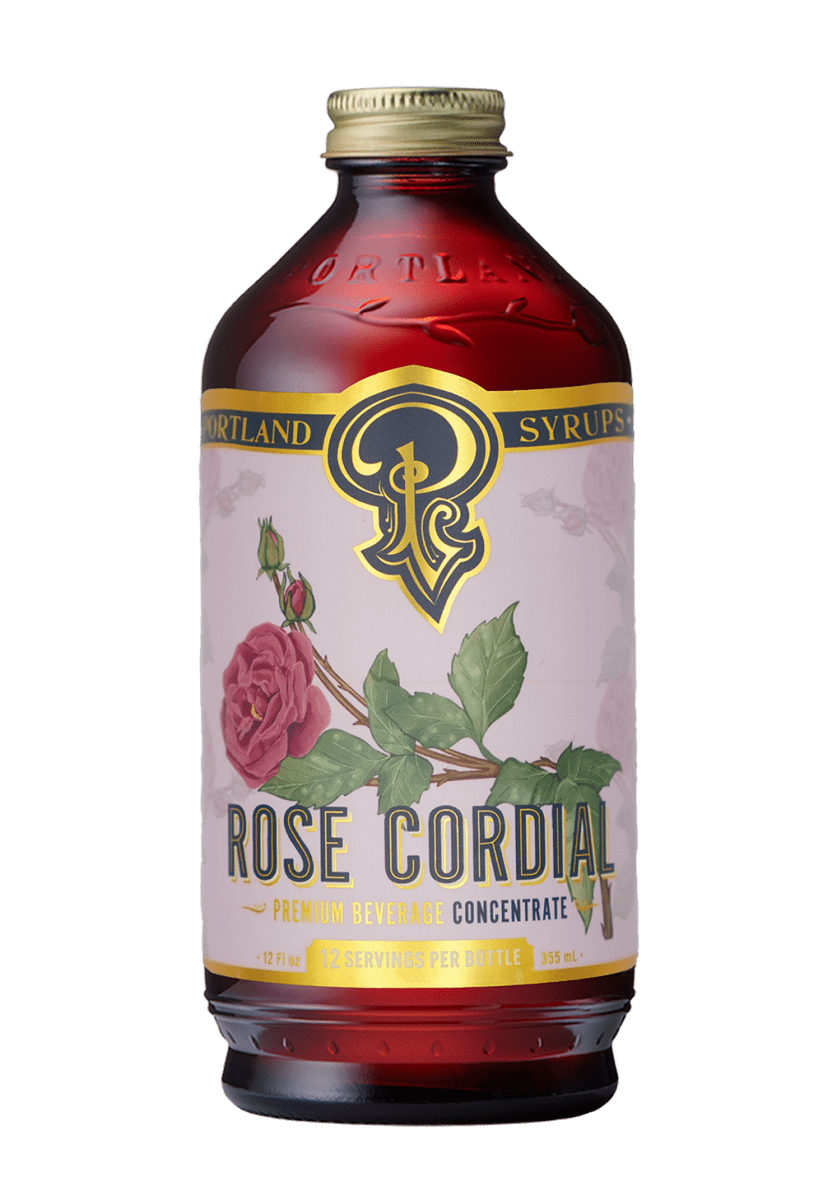 Portland Syrups Rose Cordial Syrup - lily & onyx