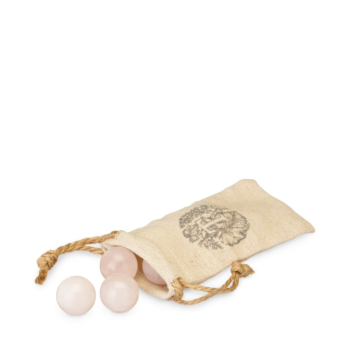Twine Living Rose Quartz Wine Gems, Set of 6 - lily & onyx