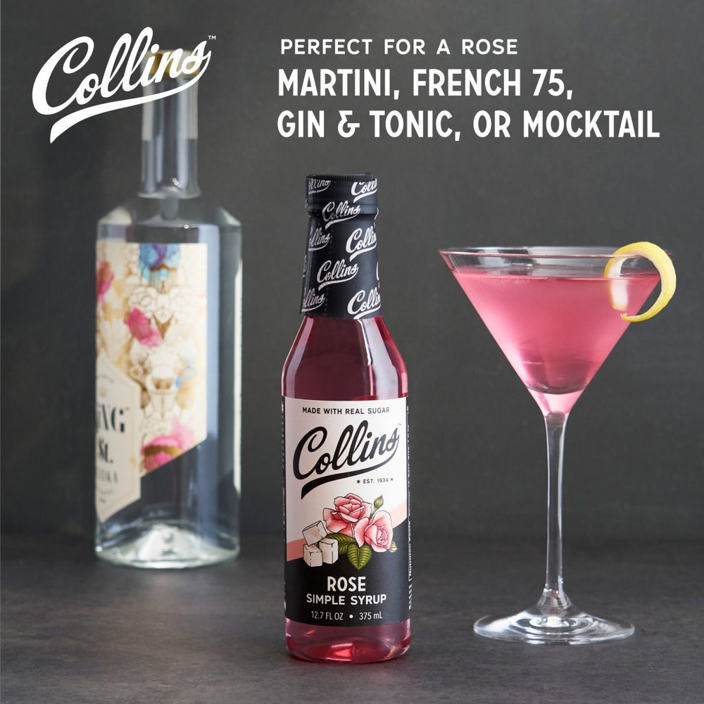 
                      
                        Collins Rose Simple Syrup, 12.7 oz - lily & onyx
                      
                    