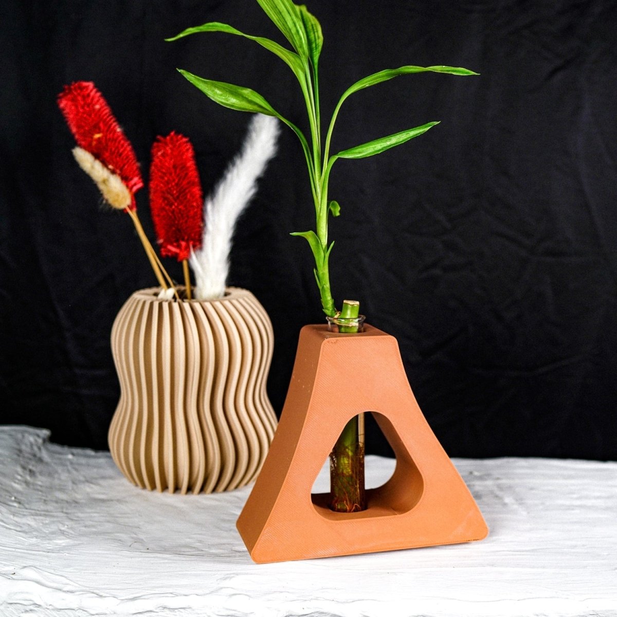 Rosebud HomeGoods Art Nouveau Propagation Station C - 3D Printed PLA Glass Vase Stand