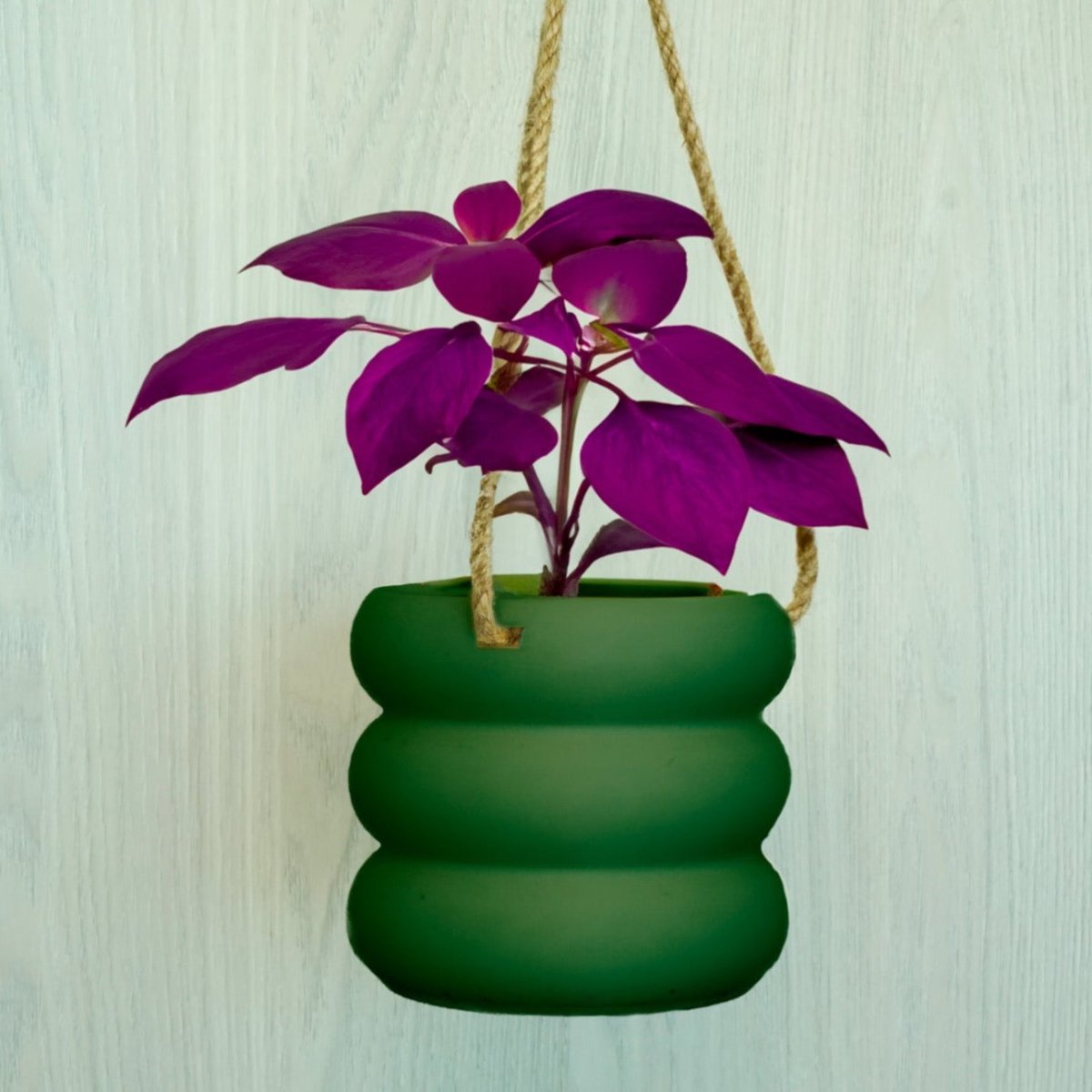 hanging plant pot with drainage Hanging Bubble Plant Pot Mustard / 7 Inch