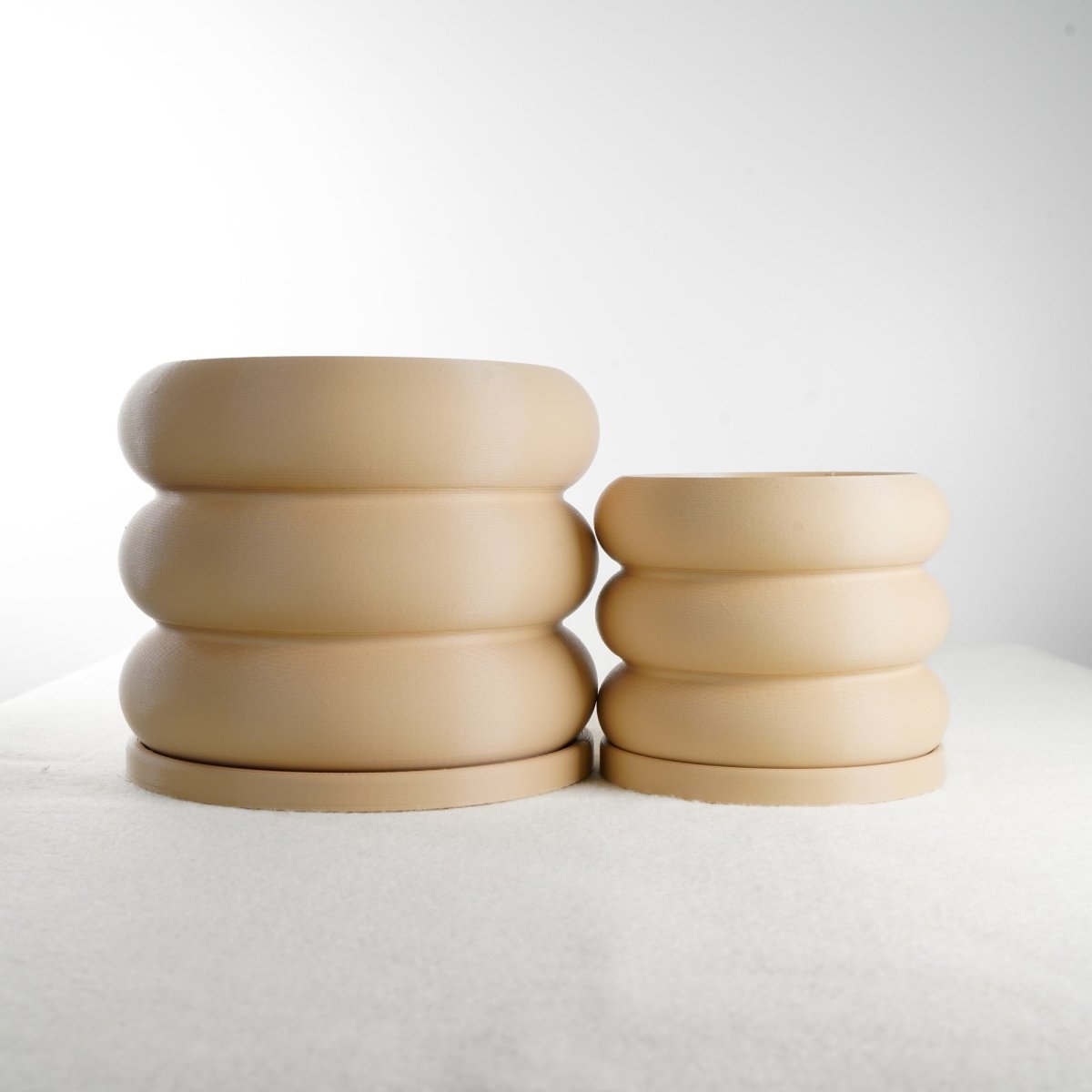 Rosebud HomeGoods Bubble Planter Pot - 3D Printed Porous Matte Finish (4 - 8 Inch)