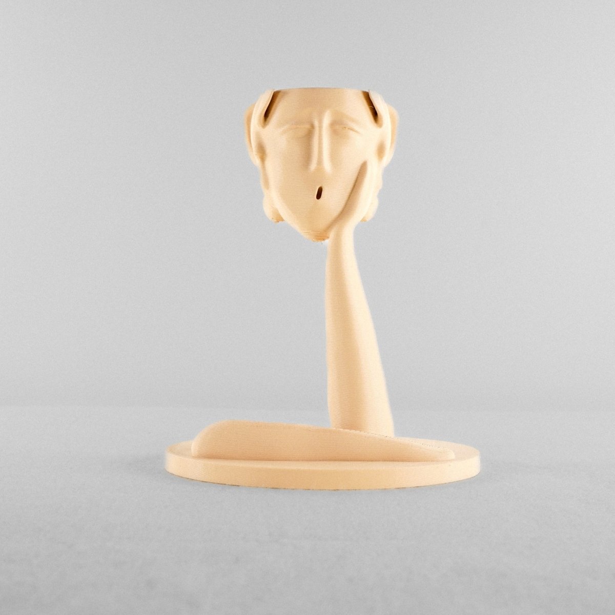 Rosebud HomeGoods Medusa Air Head Plant Pot - Abstract Face Planter 7"H PLA