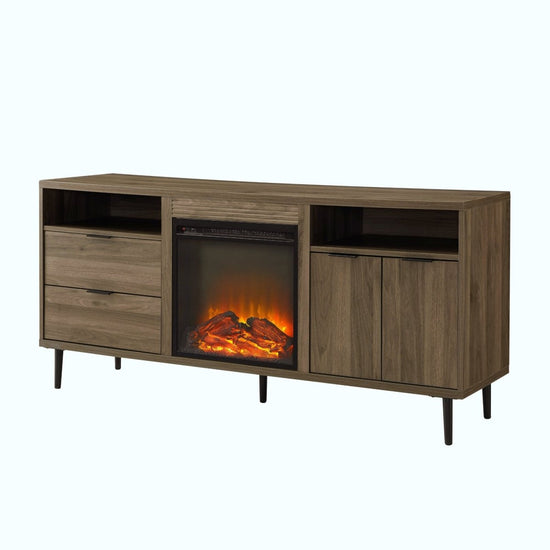 Walker Edison Roth Fireplace Console - lily & onyx