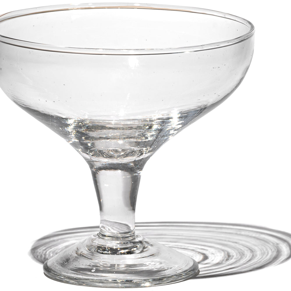 Blown Glass Dessert Cup, Round