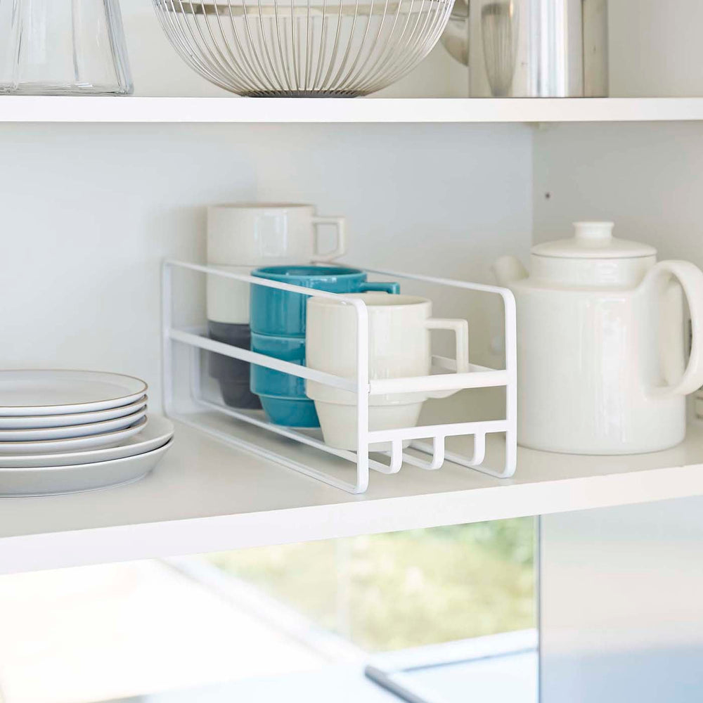 
                      
                        Glass and Mug Cabinet Organizer - Steel
                      
                    
