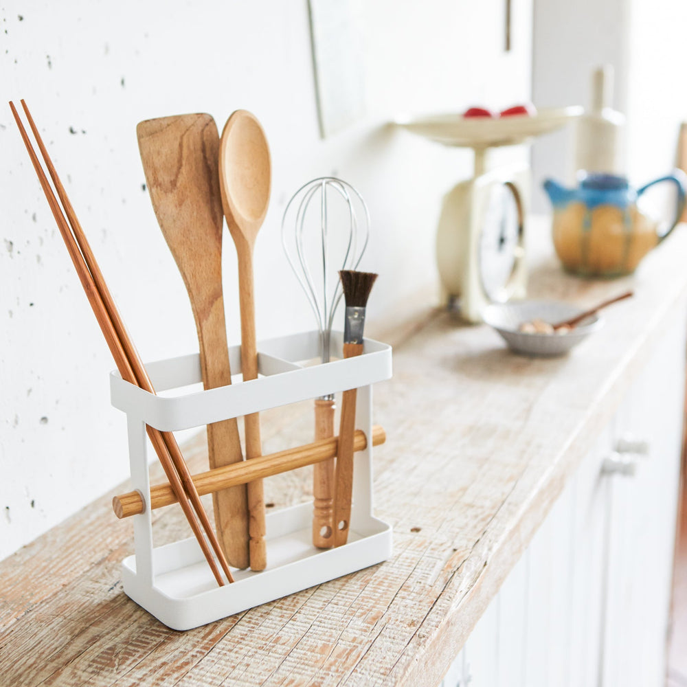 
                      
                        Utensil Holder - Steel + Wood
                      
                    