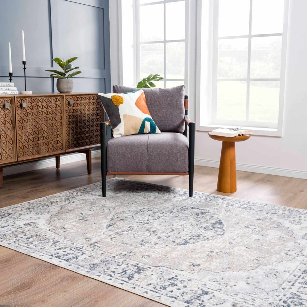 
                      
                        Hauteloom Rudo Cream Washable Area Rug - lily & onyx
                      
                    