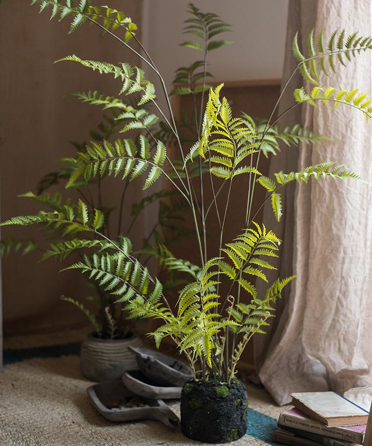 Rustic Reach Artificial Faux Eagle Fern Bulk Plant