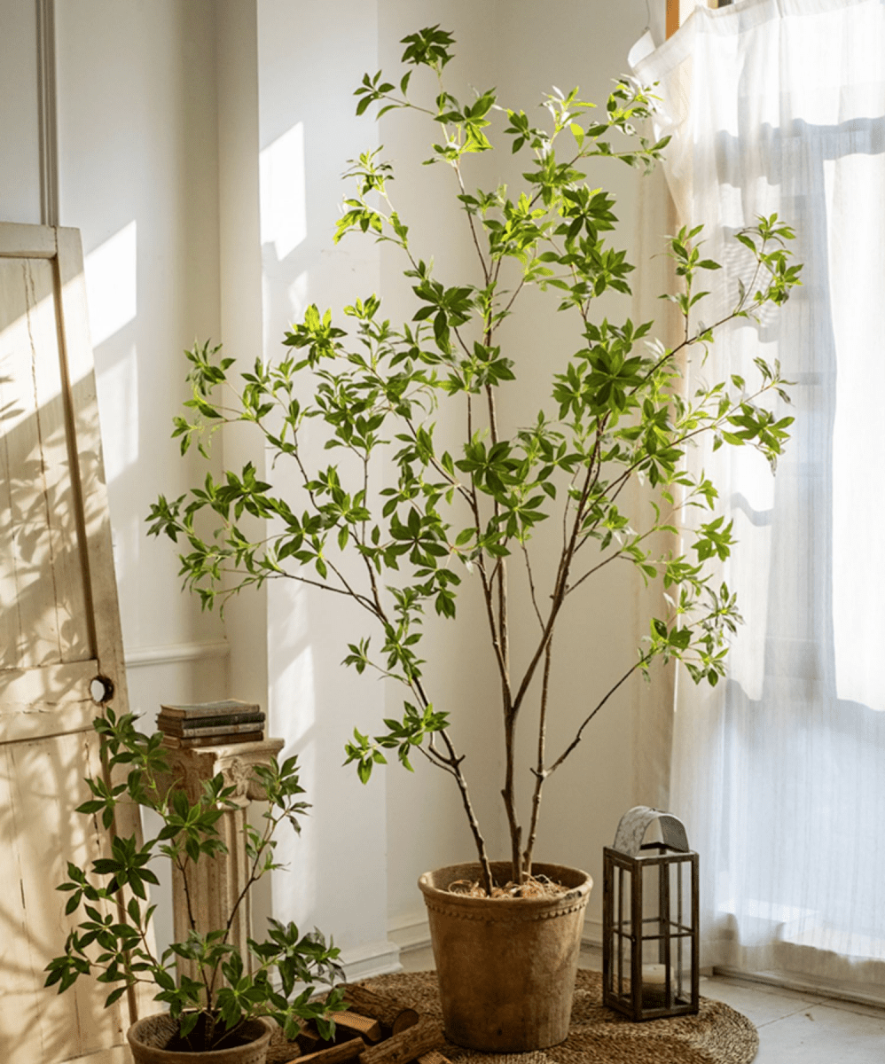 Rustic Reach Artificial Japanese Enkianthus Tree - Silk Real Touch Indoor Outdoor