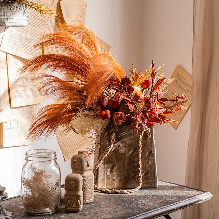 Rustic Reach Artificial Reed Grass Stem - 30" Faux Pampas Grass