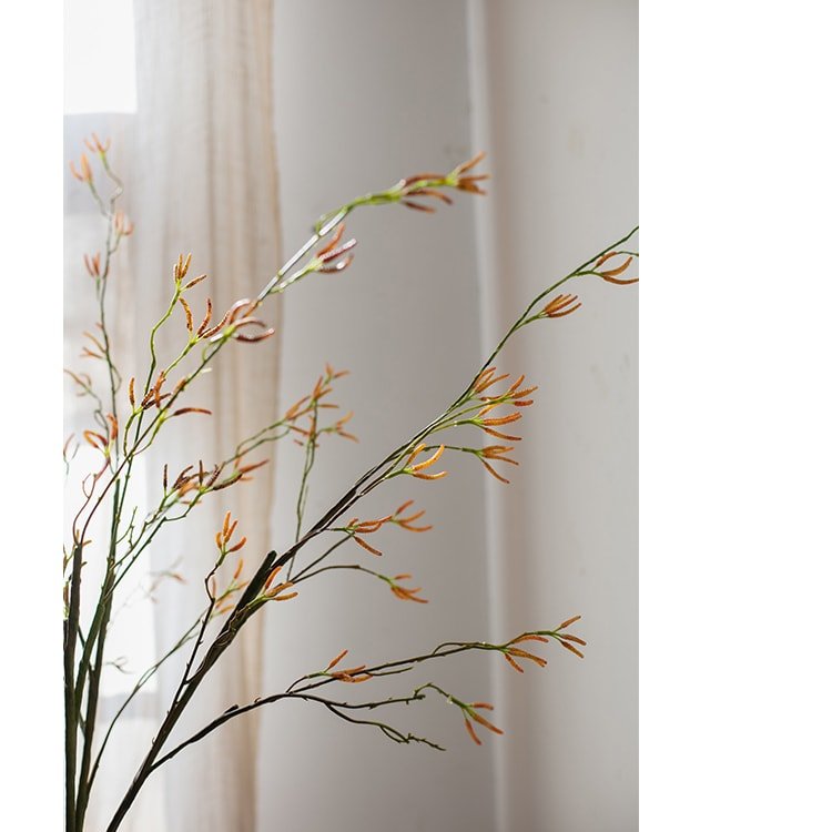 Rustic Reach Artificial Sedge Grass Stem 51.9" - Japanese Zen Style Purple