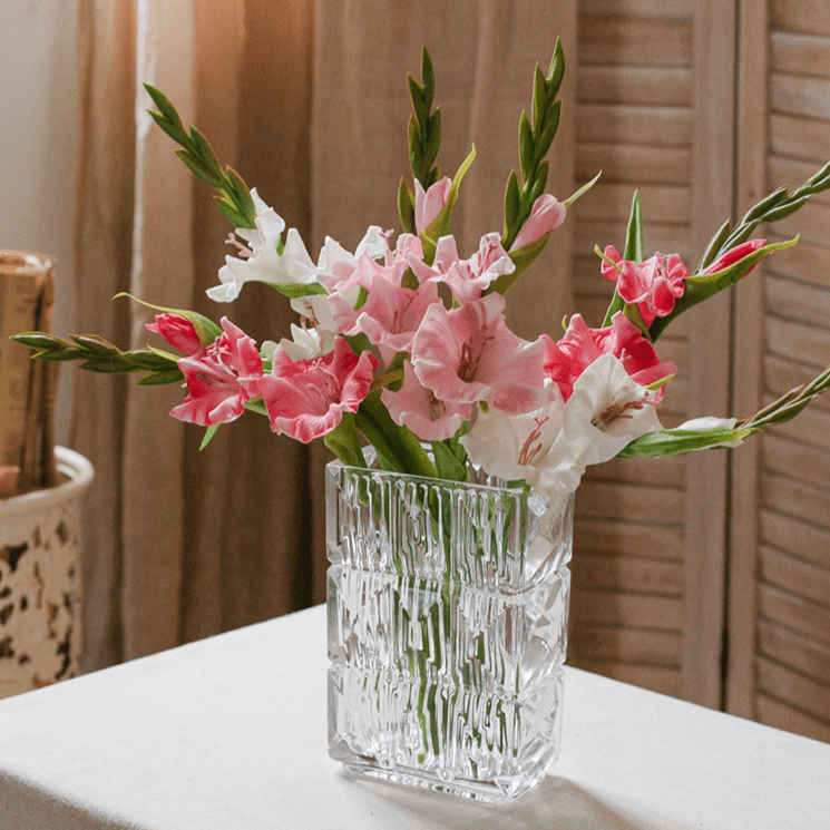 Rustic Reach Faux Silk Artificial Gladiolus Flower Stem