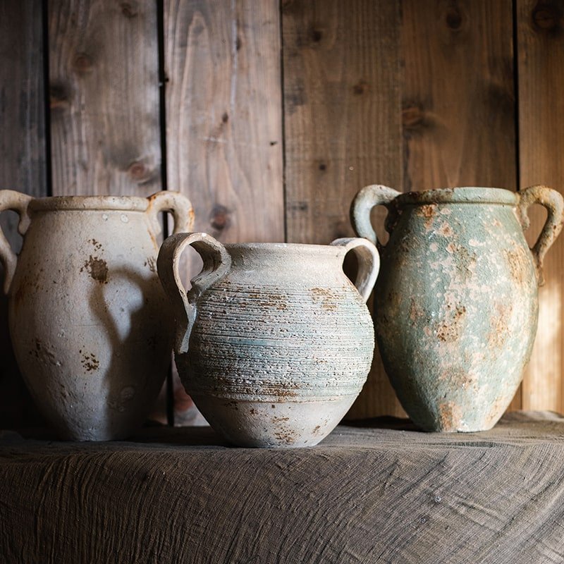 Rustic Reach Restoration Ancient Jar in Different Styles